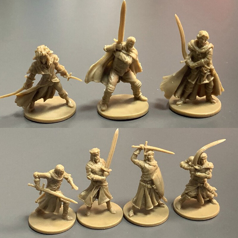 17pcs 28mm Dungeons and Dragon Board Role Playing Games Miniatures Model DND Board Game Figures