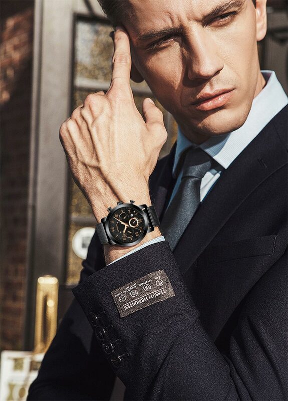Бренд CRRJU, новинка 2021, модные высококачественные многофункциональные мужские часы с гальваническим покрытием и шестью контактами, не выцве...