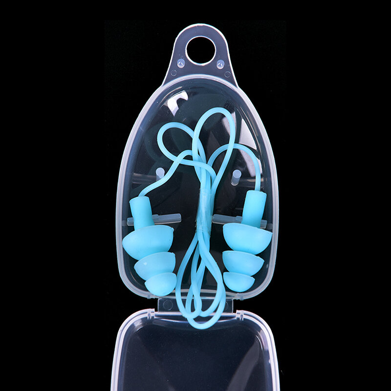 1PCS Silicone Swimming Ear Plugs Universal Soft Earplugs Pool Accessories Water Sports Swim Ear Plug 8 Colors