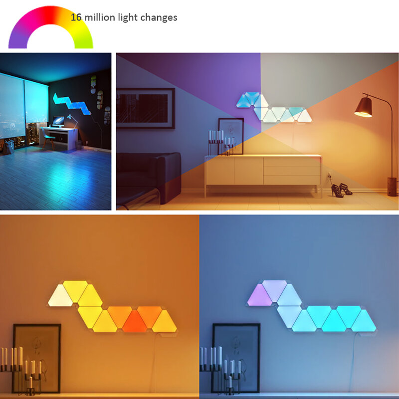 Nanoleaf Аврора полноцветный умный нечетный светильник для работы с Mijia для Apple Homekit Google Home Led Wall Art 9 шт/1boxOriginal