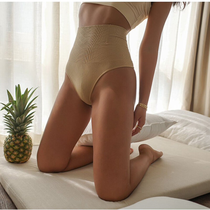 Womens Slimming Panties High Waist Tummy Control Briefs Female Trainer Shaping Underpants Butt Lifter Shapewear Underwear S-XXXL