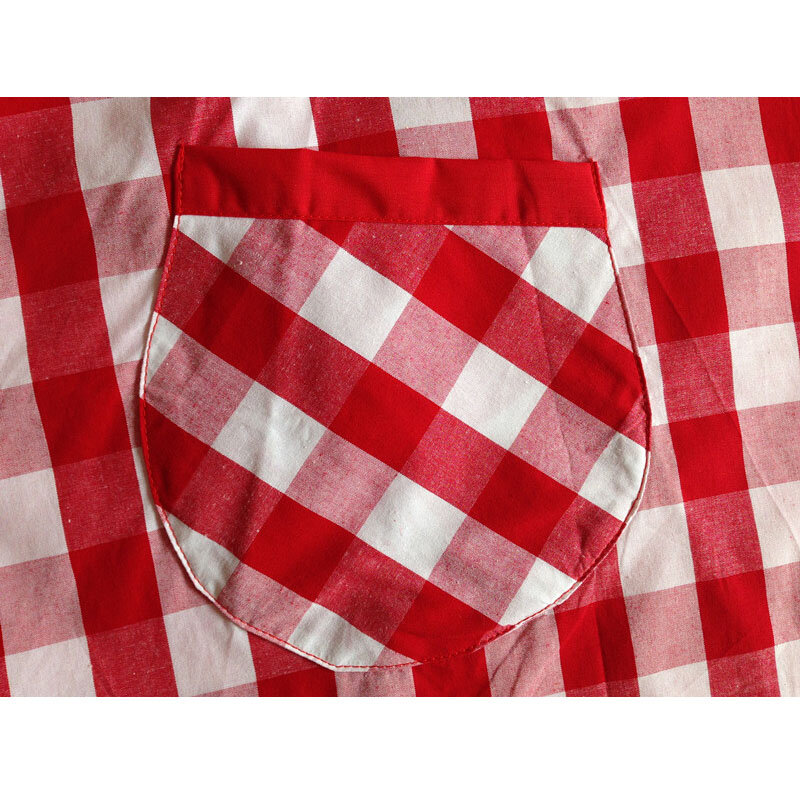 Avental de cozinha retrô com bolinhas coração, avental de algodão para salão de beleza, avental de cozinha feminina