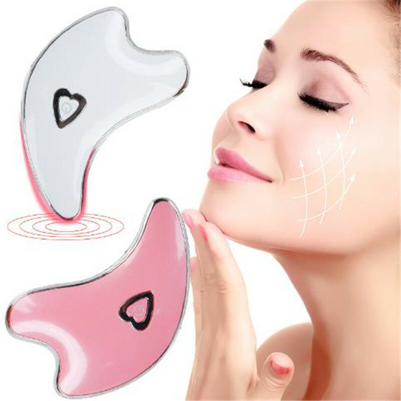 USB Charging Electric Facial Massager Machine Microcurrent Scraping Board Face Lift Remove Wrinkle Anti Aging Skin Care 20# 227