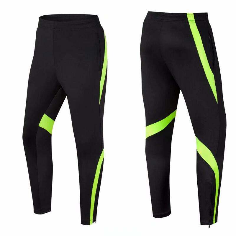 Модные мужские футбольные тренировочные спортивные брюки с карманом для бега, мужские спортивные штаны для фитнеса, тренировок, бега, Pantalon ...