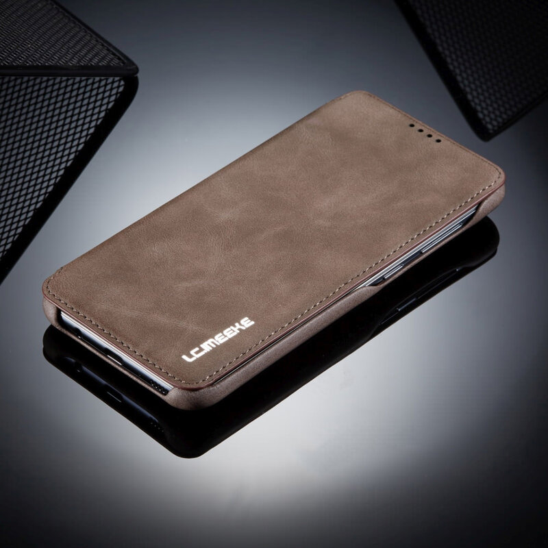 Echte Business Leder Brieftasche Fall für Samsung Galaxy A41 A21s A71 A51 A70 A50 A40 A20e A20 A30 Flip Magnetische schutzhülle