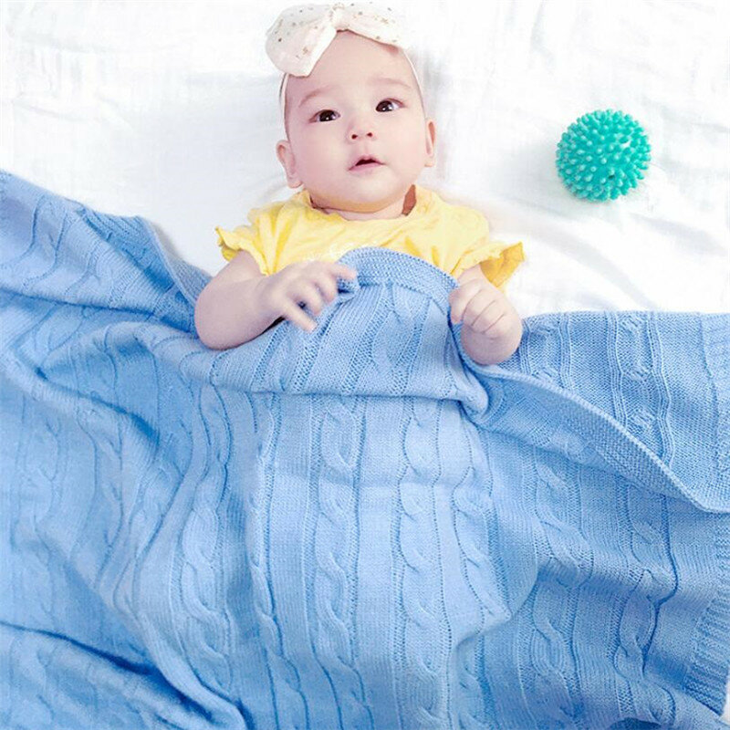 Детское одеяло, вязаное Пеленальное Одеяло для новорожденных, одеяла для младенцев, детское постельное белье, одеяла для детской коляски