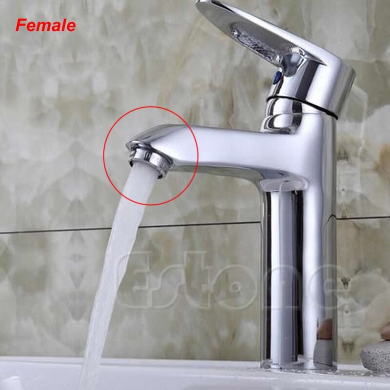 Oszczędzanie wody kuchnia kran Tap Aerator Chrome męski/żeński dysza filtr opryskiwacza