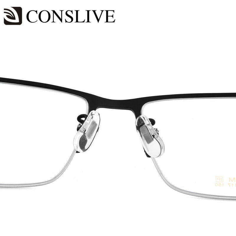 إطار نظارات بصري للرجال متعدد البؤر من التيتانيوم إطار نظارات تقدمية من التيتانيوم للرجال نظارات لقصر النظر استجماتيزم HT0080