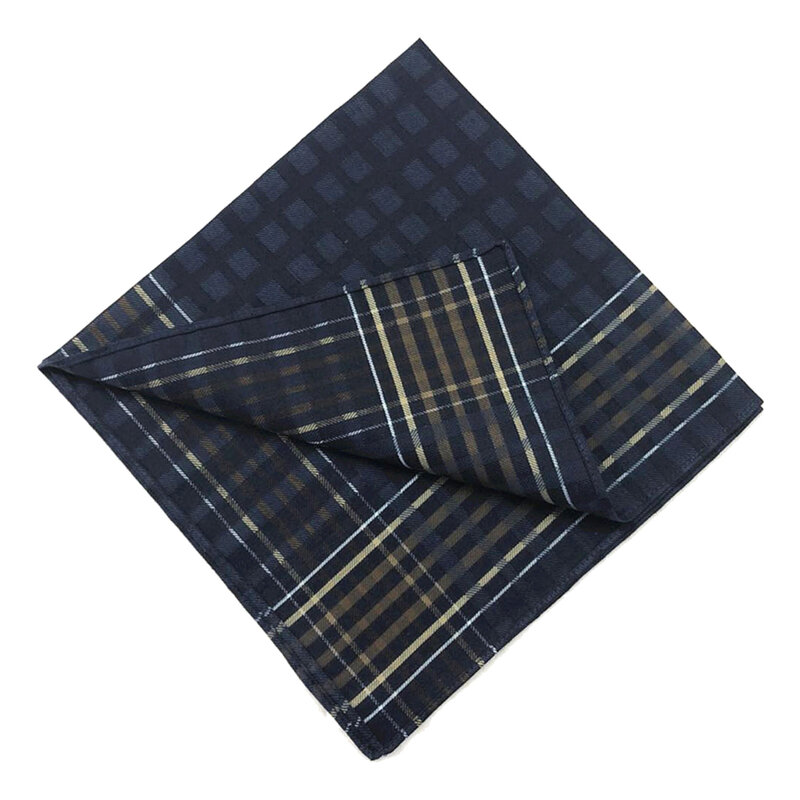 Мужской Клетчатый носовой платок, 3 шт., хлопковый квадратный носовой платок для вечерние, 16x16 дюймов