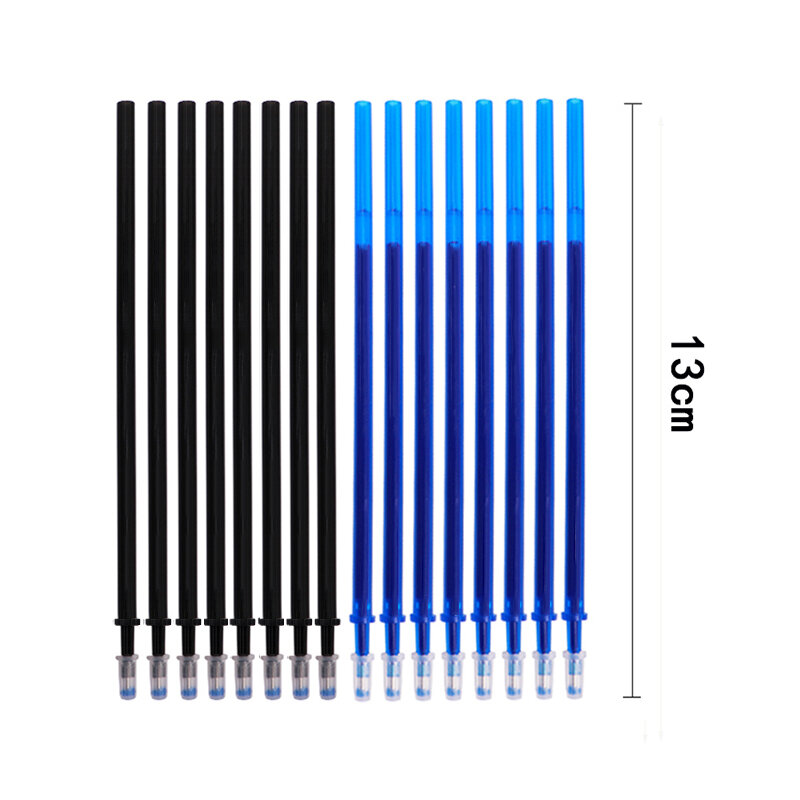 0.5mm studenci Cartoon zmazywalny długopis długopisy żelowe zestaw do napełniania czarny niebieski czerwona farba niebieskie długopisy 0.5mm szkolne materiały biurowe papiernicze
