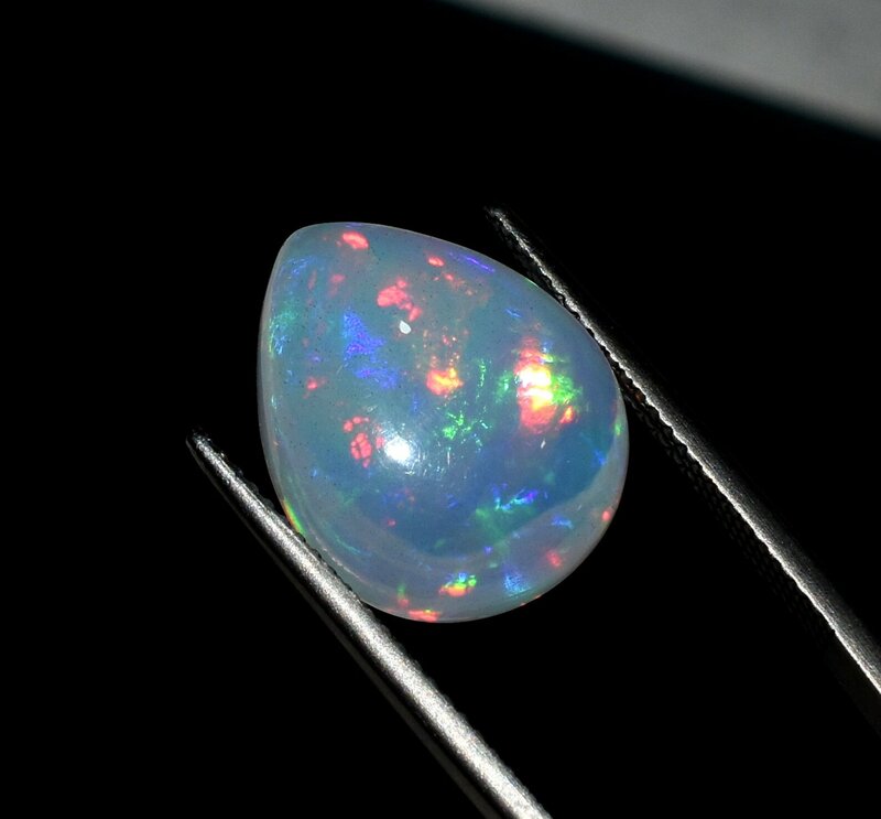 65 karatowy 5x7mm kaboszon gruszka etiopia Opal kamień nadający się do sprzedaży