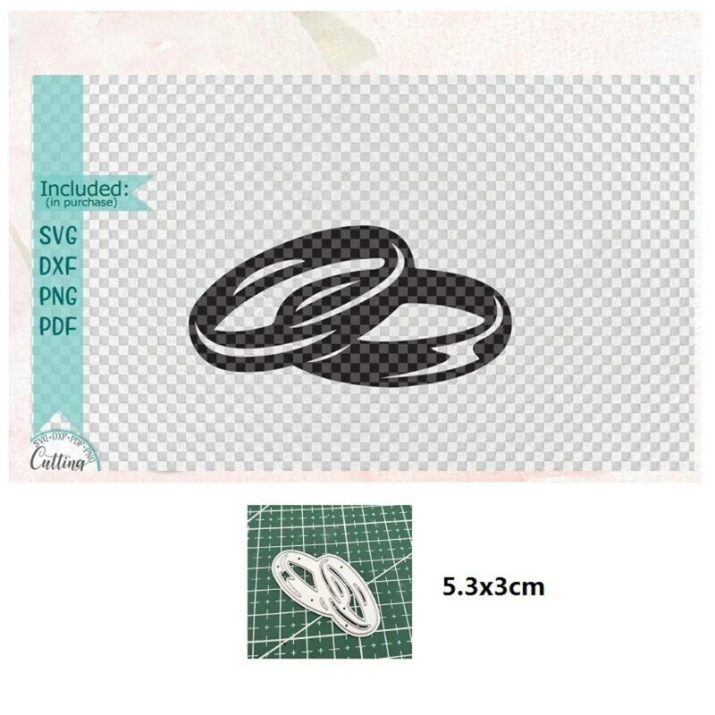 Troqueles de corte de Metal de anillo, plantilla de álbum de recortes DIY, sello de tarjeta de papel en relieve M17D