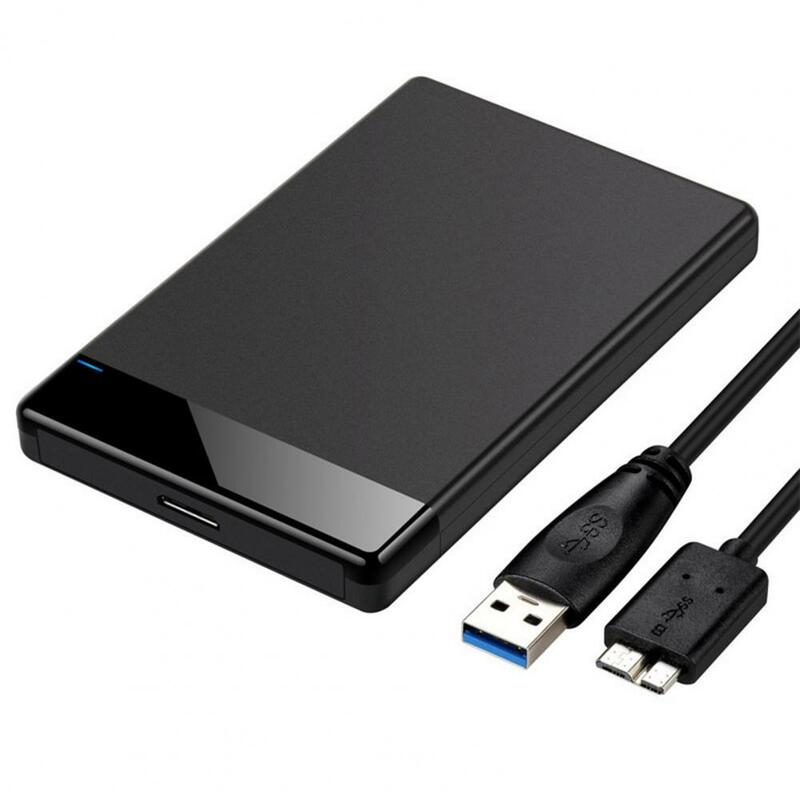 2.5นิ้ว HDD SATA Hard Disk Mini แบบพกพา USB 3.0หน่วยความจำขนาดใหญ่ HDD กล่องกรณีกล่องฮาร์ดดิสก์ภายนอก