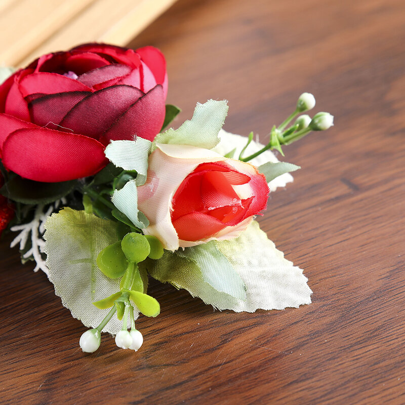 Molans花花嫁の毛の櫛の天然果実花結婚式のヘアピンヘッドピース絶妙なローズリーフアクセサリー