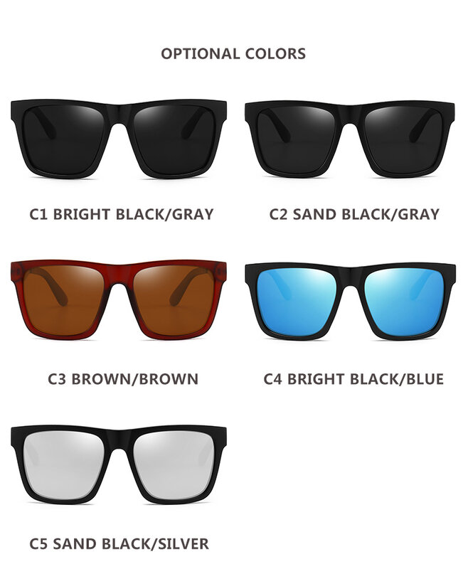 2022 Kacamata Bingkai Logam Kacamata Hitam Merek Terpolarisasi Pria Kacamata Hitam Cermin Klasik Berkendara Luar Ruangan Kacamata UV400 Pria Oculos