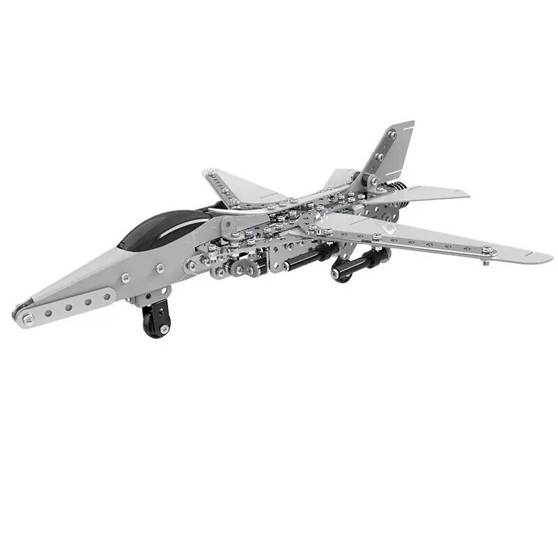 452 sztuk, 3D puzzle metalowe, montaż precyzyjny, dla fana wojskowości entuzjastów F16 fighter, model myśliwca, prezent urodzinowy/model dekoracji