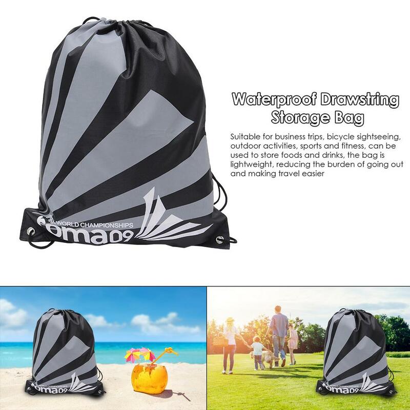 Pacchetto con coulisse impermeabile borsa impermeabile per riporre gli sport borsa con coulisse tascabile borsa per il nuoto da spiaggia borsa asciutta
