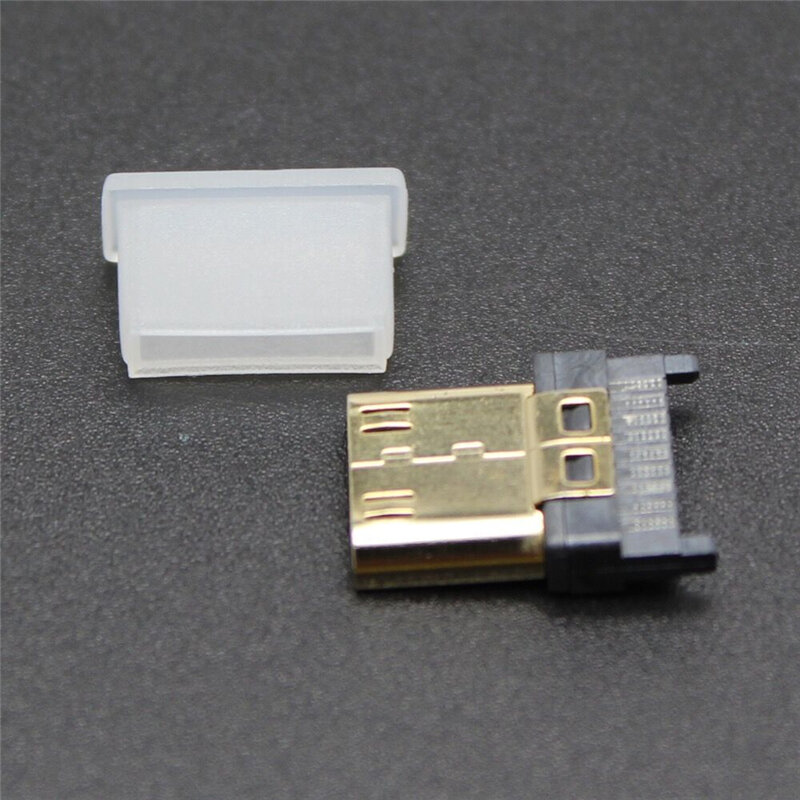 ฝาครอบกันฝุ่นสำหรับกล้องดิจิตอลปลั๊ก HDMI-C สายความละเอียดสูงฝาครอบป้องกันตัวผู้ปลอกป้องกันการเกิดออกซิเดชัน100ชิ้น
