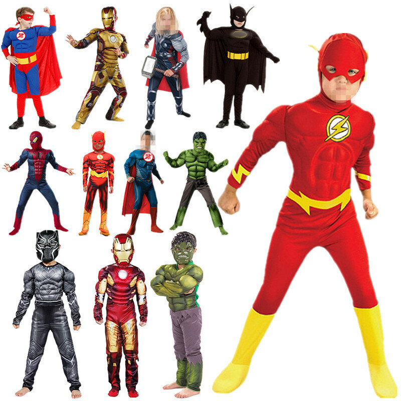 Crianças aranha menino longe de casa peter parker cosplay traje o vingador super-herói muscular traje halloween & natal spree