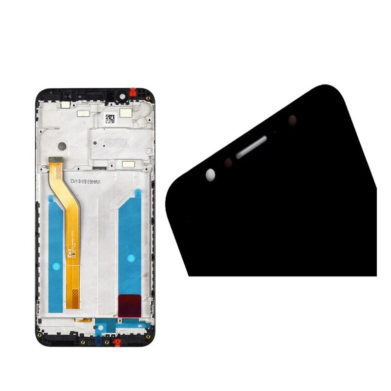 5.99 "zamiennik dla Asus ZenFone Max Pro (M1) ZB601KL ZB602KL wyświetlacz LCD Panel dotykowy szklany ekran Digitizer montaż + rama
