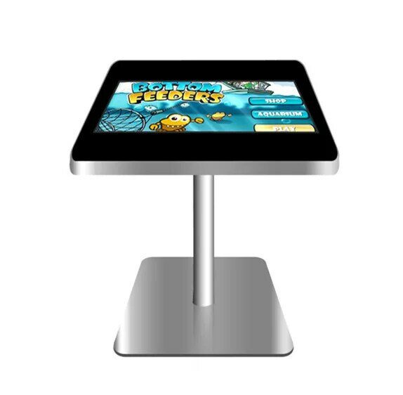32 43 47 55 Inch Lcd Wifi Digitale Pc Buit In Tafel Games Spelen Touchscreen Draadloze Opladen Kiosk