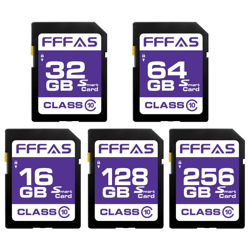 SD 카드 클래스 10 플래시 메모리 카드, 카메라 카드, 무료 배송, 8GB, 16GB, 32 GB, 64 GB, 128GB, 32 GB