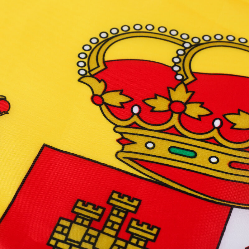 스페인 국기, 폴리에스터, 페이드 없음, ESP ES, 에스파나, 축하 큰 깃발, 90x150cm, 무료 배송