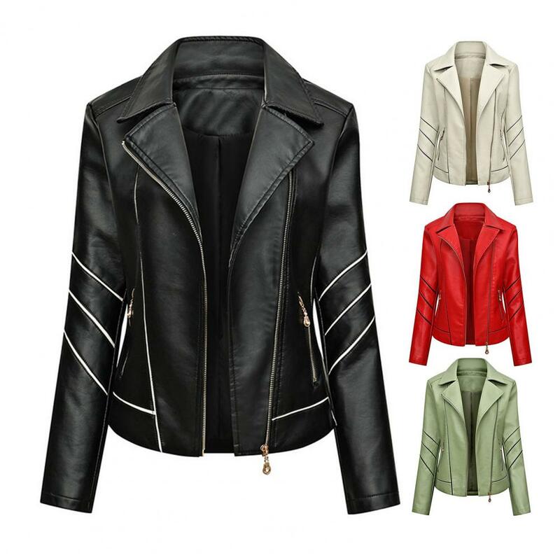 Стильная женская куртка, Крутое износостойкое Женское пальто, Женское пальто, байкерская куртка