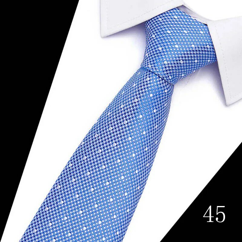 Corbata delgada de moda para hombres, corbatas de cuello de seda de 7cm, 100 estilos de corbata delgada hecha a mano, corbata azul y roja para fiesta de boda