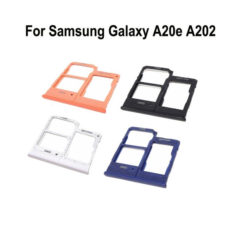 Adapter karty SIM do karty Samsung A20e A202 A202F A202DS oryginalna obudowa nowy uchwyt karty Micro SD
