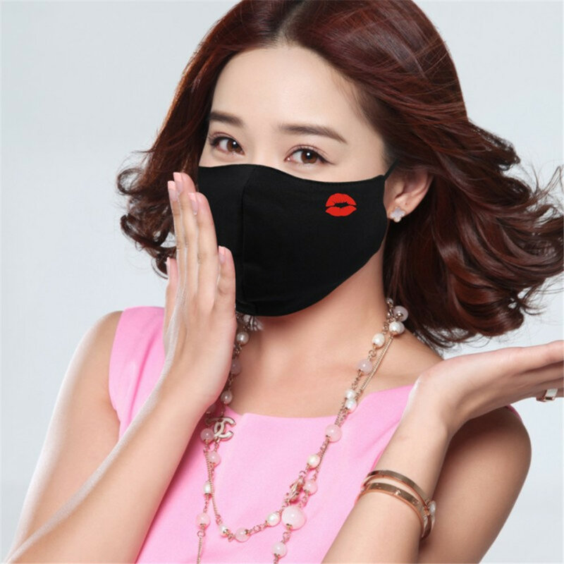 綿3Dフェイスマスク,クリエイティブな屋外マスク,口の保護,フィルター,防風,洗える,再利用可能