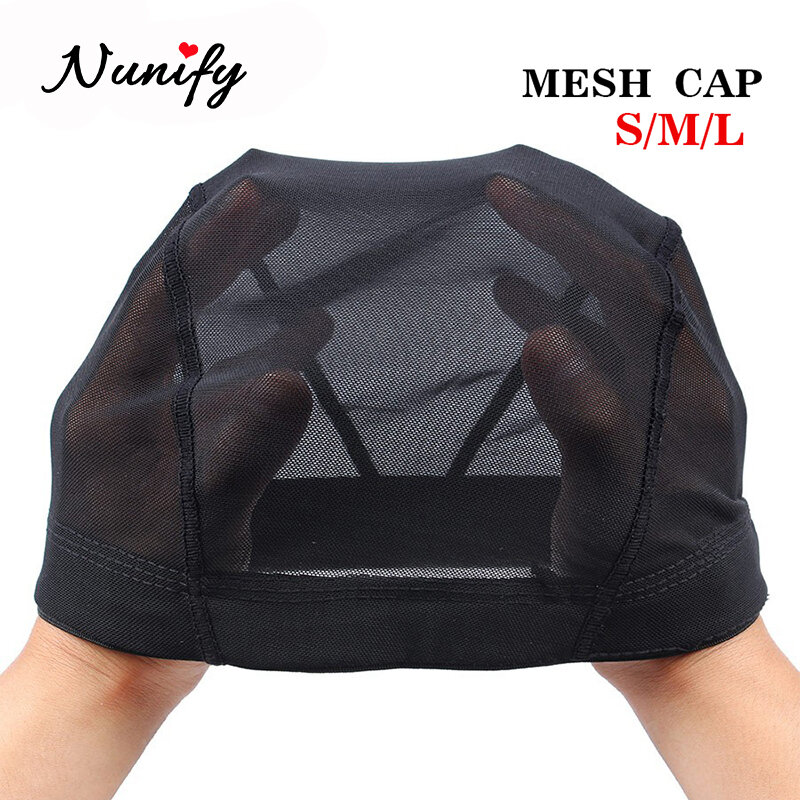 Nunify 1PCS S M L Wholesale Spandex Dome Cap For Bonnet Perruque Black Hairnet Dome Cap Swimming Wig Accessories Wholesale