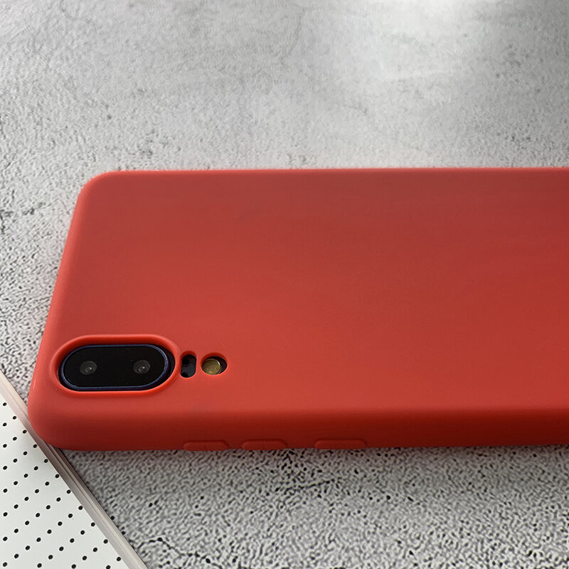 Funda de silicona Ultra delgada para Huawei P20 Lite, Color caramelo mate, funda completa, funda blanda para Huawei P30 P40 P20 Pro Lite, a prueba de golpes