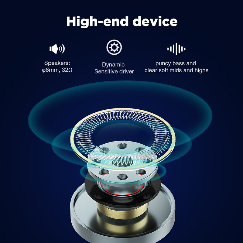Cowin KY07 de alta calidad Tws auriculares inalámbricos Bluetooth 5,0 Mini auriculares con micrófono impermeable auriculares deportivos para teléfono