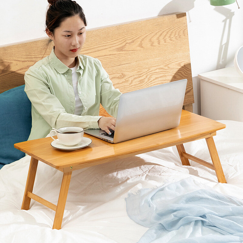 Escritorio portátil para ordenador portátil, bandeja de cama, soporte de lectura con patas plegables para comer, libro de lectura