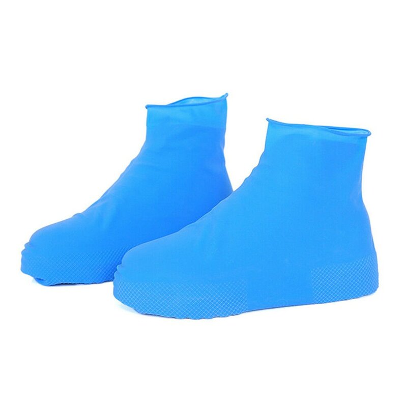 Botas de goma Vintage reutilizables, zapatos de lluvia impermeables, cubierta de silicona antideslizante, cubiertas de botas, zapatos Unisex