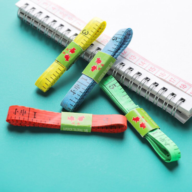 1.5m Body Measuring Ruler Sewing Tailor Tape Measure Mini Soft Flat Ruler Centimeter Meter Sewing Measuring Tape