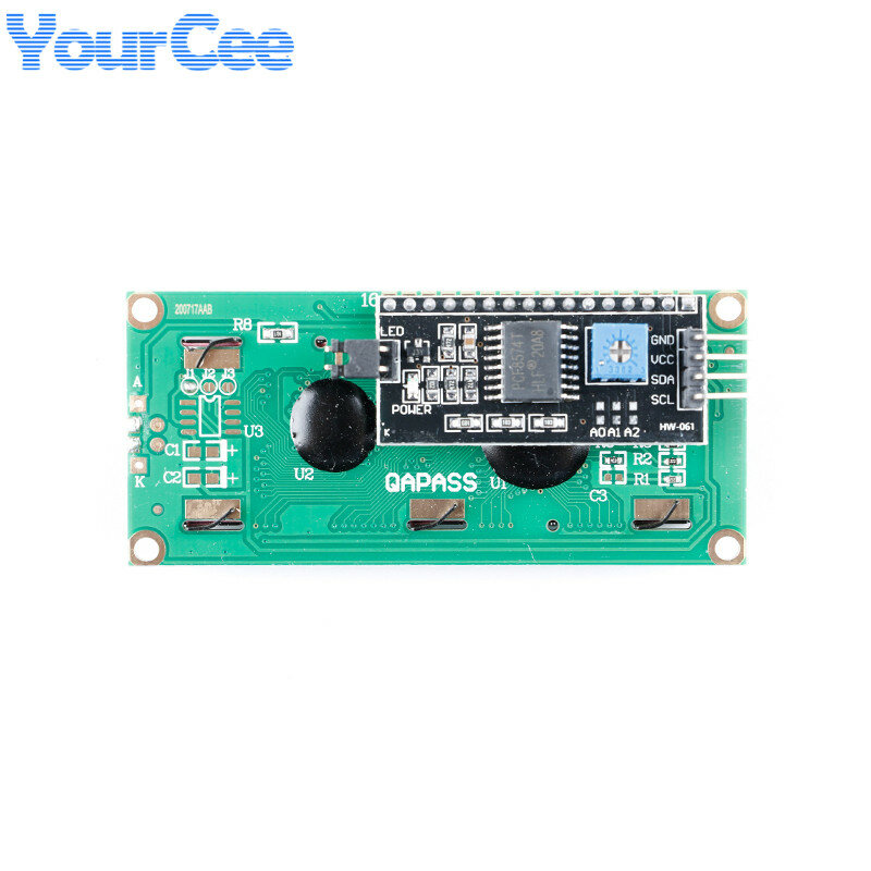 Lcd1602 1602a 2,5 lcd1602a lcd-Bildschirm modul blaue Adapter platte iic/i2c V-6V