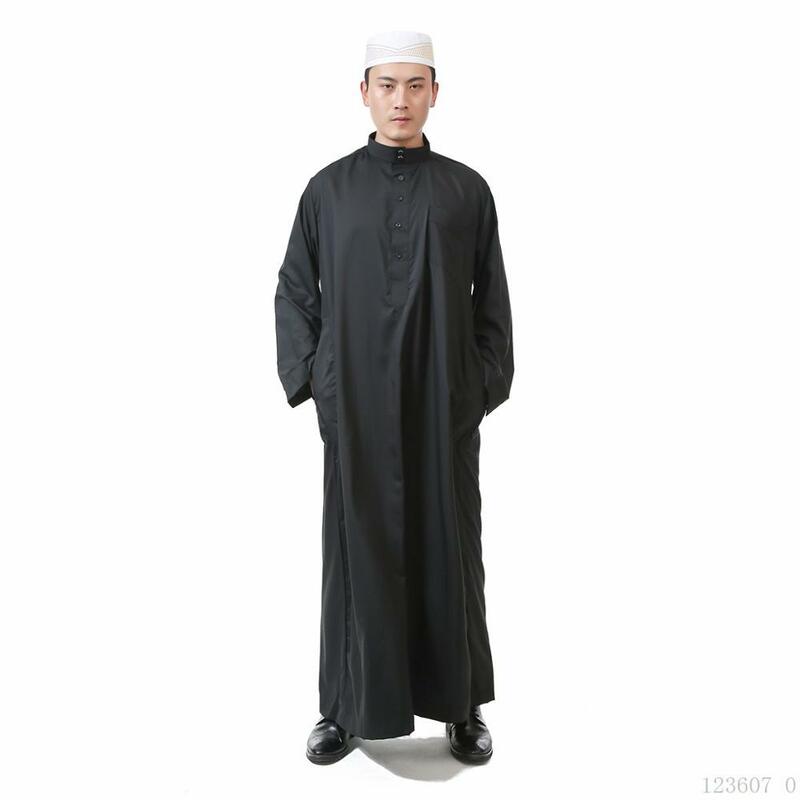 Conjunto de ropa americana de algodón 100% poliéster para hombre, caftán Abaya Dubai 2020 árabe, moda musulmana, Pakistán, Arabia Saudita