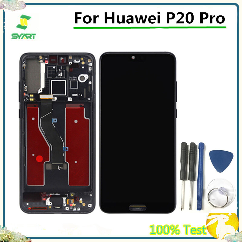 Pantalla LCD de 6,1 pulgadas para Huawei P20 Pro, montaje de digitalizador táctil, CLT-AL01, CLT-L29