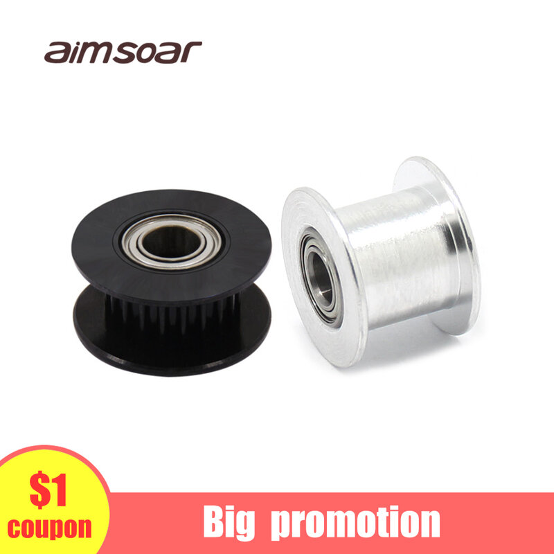 gt2 timing belt idler idle gear pulley 6mm 10mm bandwidth 16/20 teeth tooth tensioner bore 3mm 4mm 5mm ID roller MXL pulley