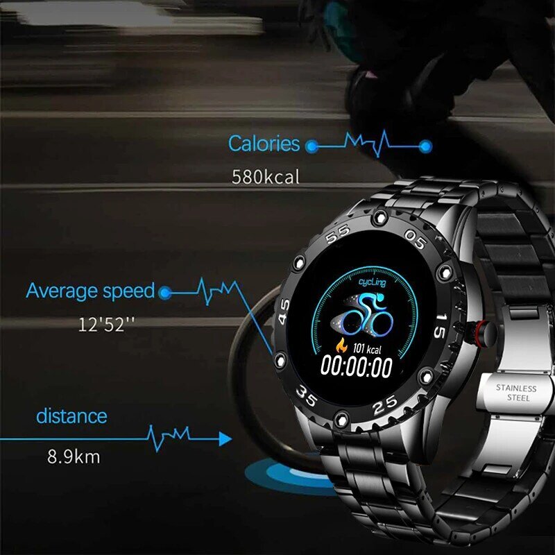 LIGE ใหม่สมาร์ทนาฬิกาผู้ชายผู้หญิงกีฬานาฬิกาความดันโลหิต Sleep Fitness Tracker Android Ios Pedometer Smartwatch