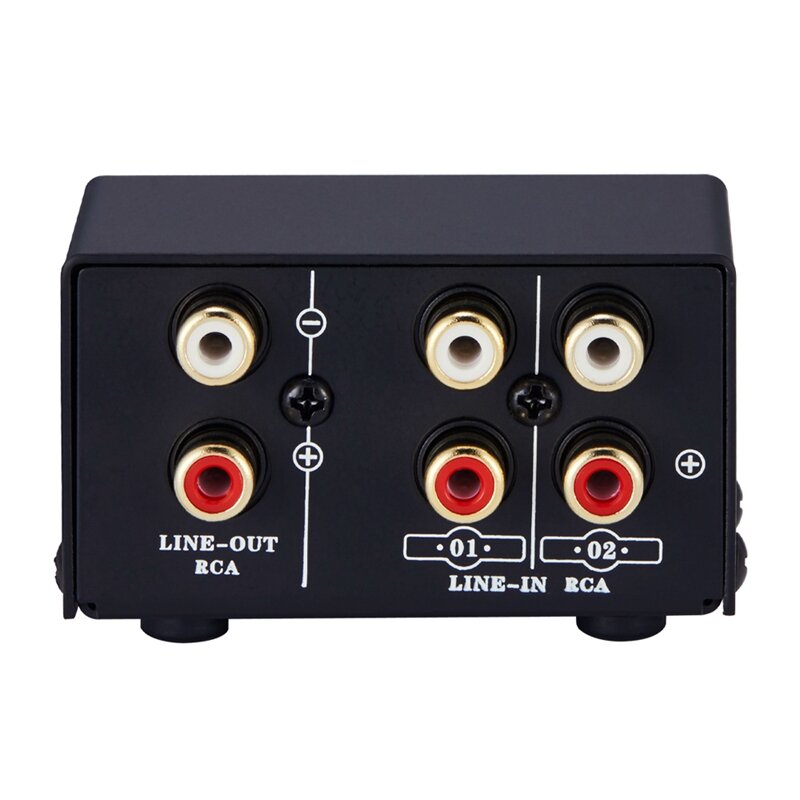 2 in 1 Out or 1 in 2 Out o Source Signal Selector, Switcher, Speaker, o Source, Switcher, RCA Interface, Lossess