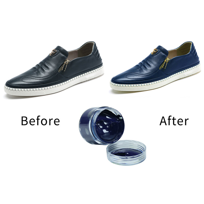 Cat Kulit Biru Tua Khusus Digunakan untuk Melukis Sofa Kulit, Tas, Sepatu, Pakaian Dll dengan Bagus