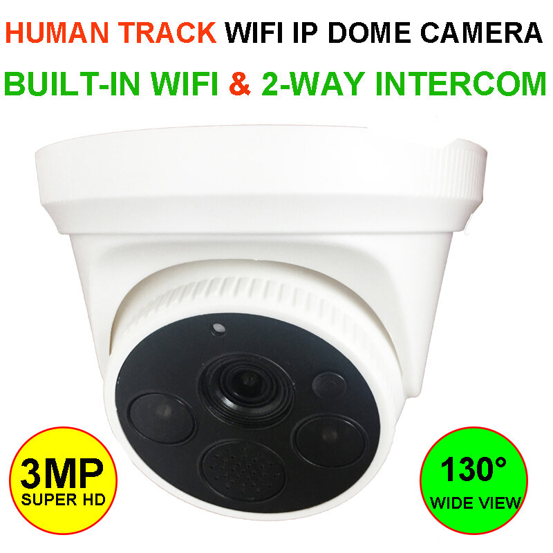 LEEKGOVISION 3MP WIFI IP Dome Kamera Drahtlose Überwachungs Sicherheit CCTV Kamera mit Menschen Tracking 2 Weg Intercom Wolke Lagerung