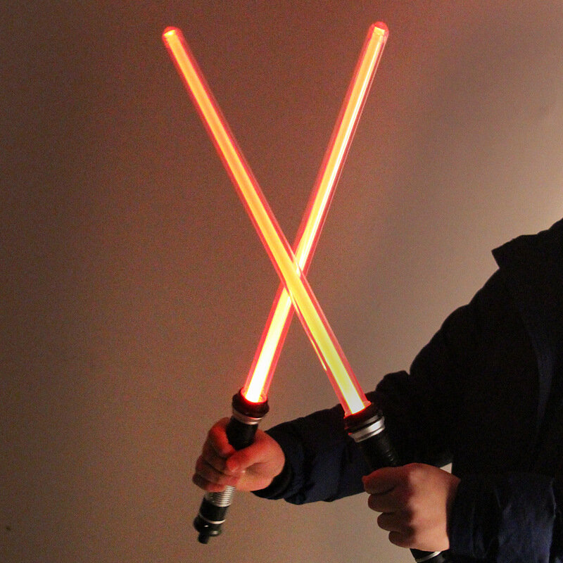 2PCS Star Wars Spielzeug Laser Lichtschwert Cosplay Spielzeug Darth Vader Jedi Rey Schwert Cosplay Kinder Spielzeug