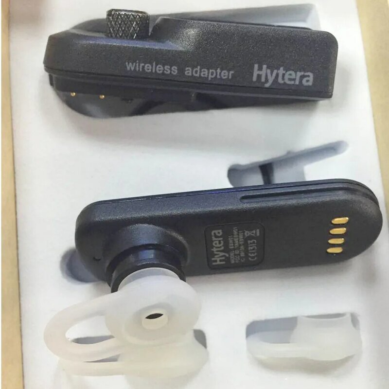 100% original hytera fone de ouvido sem fio bluetooth ADN-01 e ESW01-N2 (adaptador + fone de ouvido) para rádio pd785/700/pt580/580