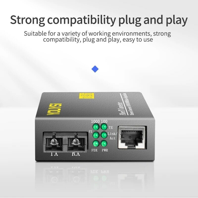 TP-LINK Technische Grade YYS-MC850M Gigabit Multimode Dual Fiber Optische Transceiver 1000M Fiber Media Converter Sc 0.55Km