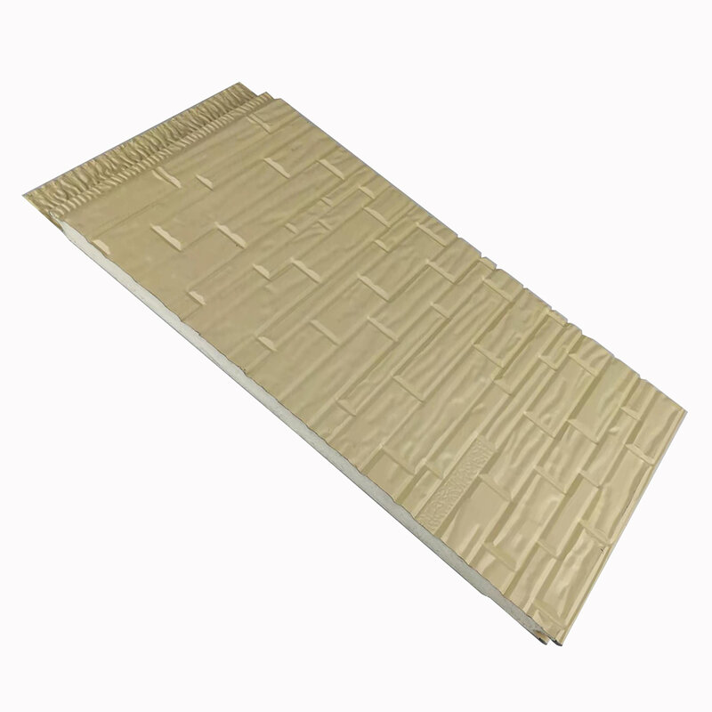 16mm * 380mm * 3800mm Revestimentos Metall Abstellgleis Panel Außen-Und Innenwand Isolierung Dekorative Bord Polyurethan sandwich