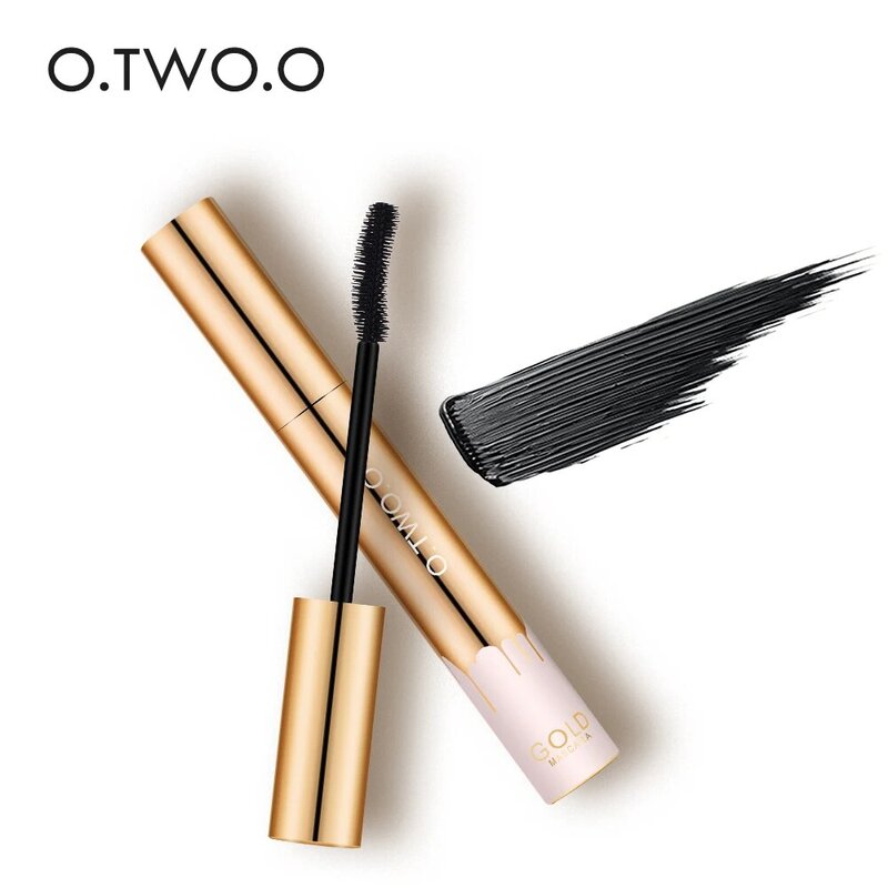 O.TW O.O-Black Thick Curling Mascara, escova de extensão dos cílios, alongamento, secagem rápida, beleza
